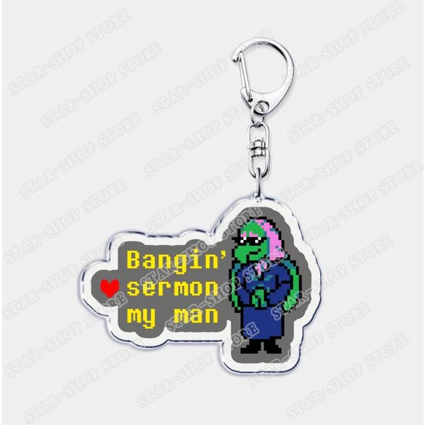 Llaveros Calientes De Juego Deltarune Para Accesorios Ralsei Kris Susie Spamton Undertale JoyeríA De ÁNgel Llaveros Fans Gaming Regalos Para Gamers Black-image