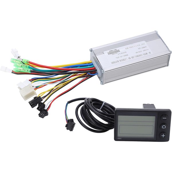 Controlador De Motor De Bicicleta EléCtrica 22A Controlador ComúN 36V 48V Con Panel LCD S866 Acelerador De Pulgar Para-image
