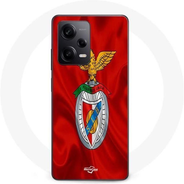 Funda Maniacase Para Xiaomi Redmi Note 12 Pro 5G Slb Benfica Fondo Rojo Rojo-image