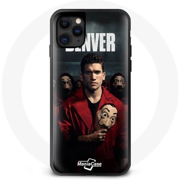 Funda - La Casa De Papel - Denver - Iphone 11 - Flexible - ProteccióN Contra Golpes - Negro-image