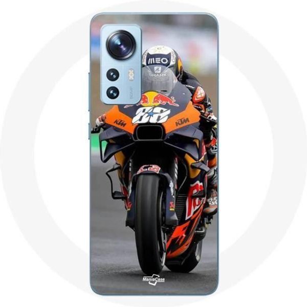 Funda - Xiaomi - 12X - Flexible - Miguel Oliveira Moto GP - Blanca-image