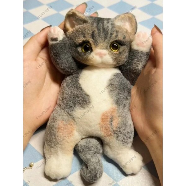 DużY Kot Taba Squishy Silikon SpożYwczy MięKki Kotek Fidget Zabawka Asmr Zabawka Do ŚCiskania OdstresowująCa Nowość Zabawka Dla Dzieci Prezent-image