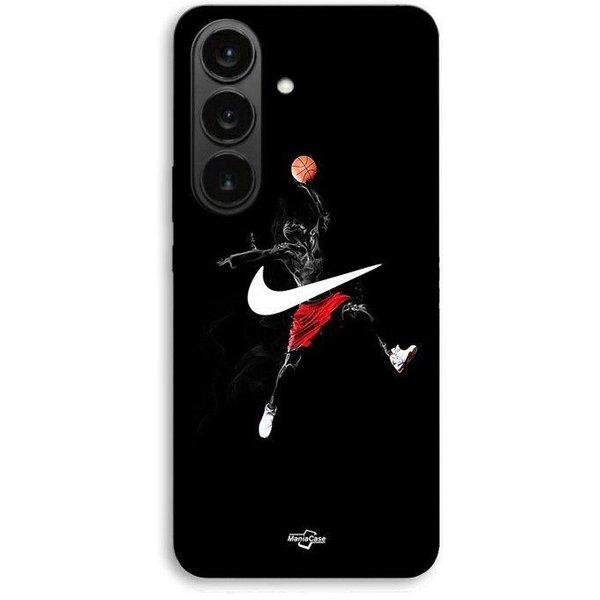 Etui Dla Samsung Galaxy S26 FE Nike Jordan Logo Czarne TłO Maniacase Czarny-image