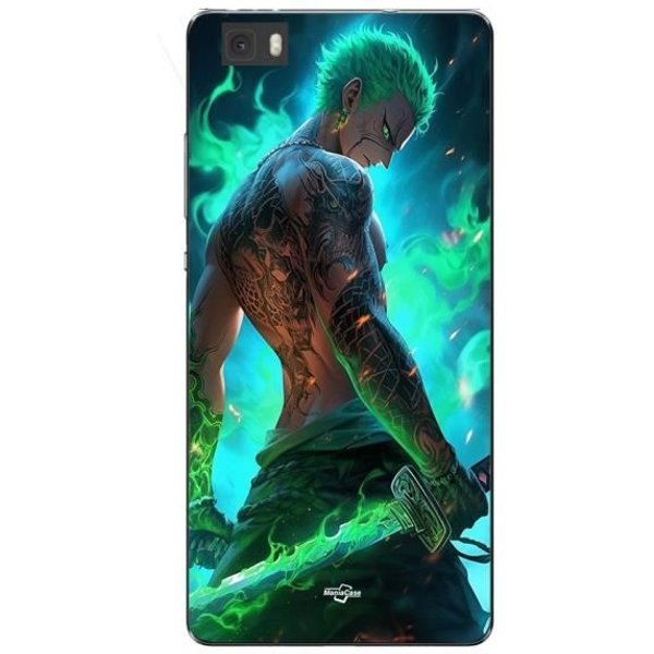Coque Maniacase Pour Huawei P8 Lite One Piece Zoro 3D Manga Anime Fanart-image