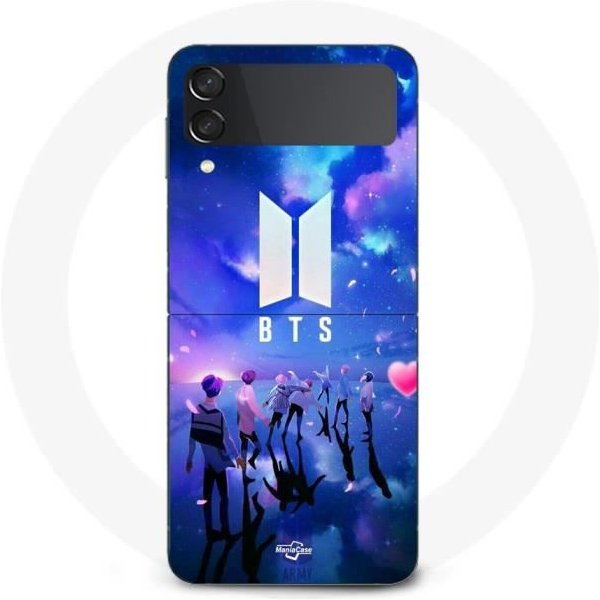 Coque Samsung Galaxy Z Flip4 BTS Groupe Symbol Army-image