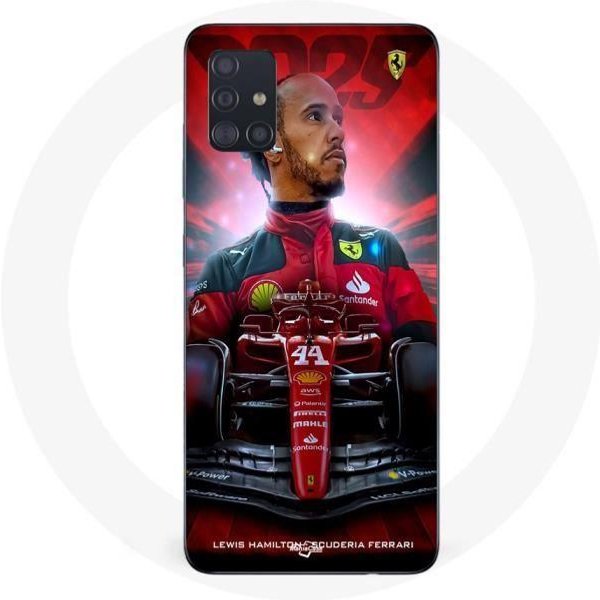 Funda Oficial De Lewis Hamilton Ferrari Para Samsung Galaxy A51 5G Maniacase-image