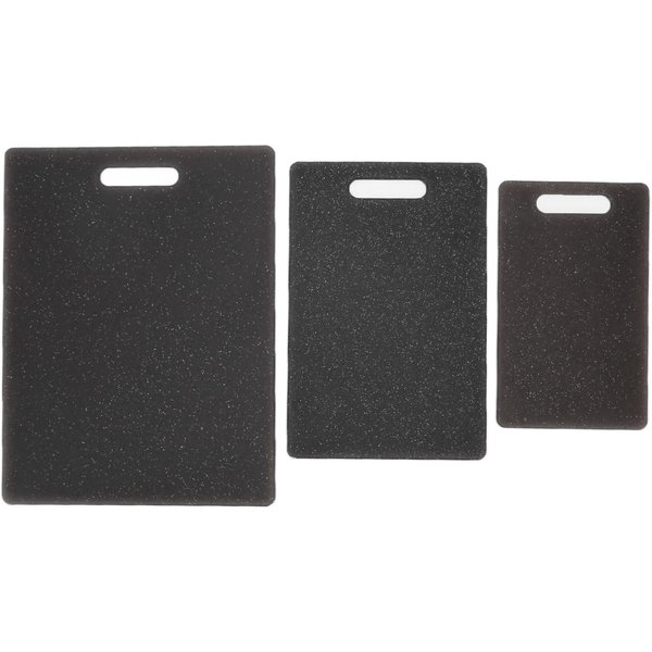 Juego De 3 Tablas De Cortar PatróN ImitacióN MáRmol Tabla De Cortar De Doble Cara Accesorio De Cocina(Blanco ) Gray-image