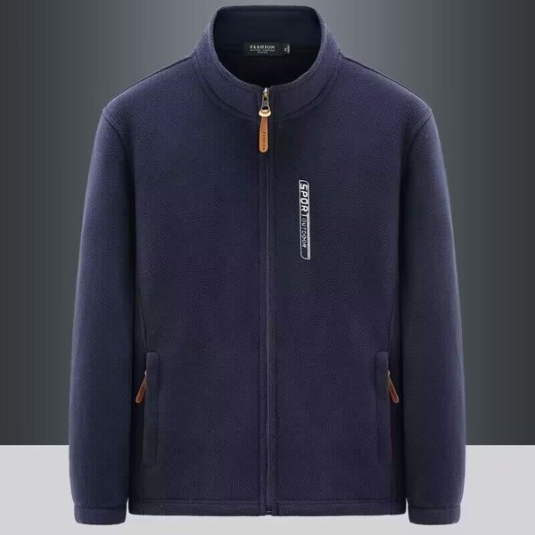 Gruby Sweter MęSki Outdoor Plus Velvet Warm Clothing Jesień I Zima Kurtka LuźNa DużY Rozmiar Polarowa Kurtka Kardigan Casual L-image