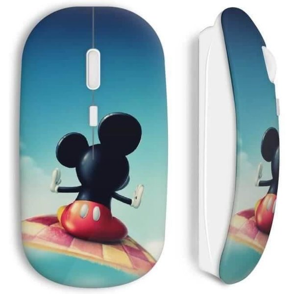 Souris Sans Fil Mickey Tapis Volant-image