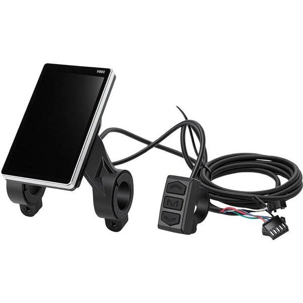 Medidor Pantalla LCD EléCtrica M5 ABS PVC Pantalla LCD Impermeable Panel Para Bicicleta EléCtrica Scooter-image