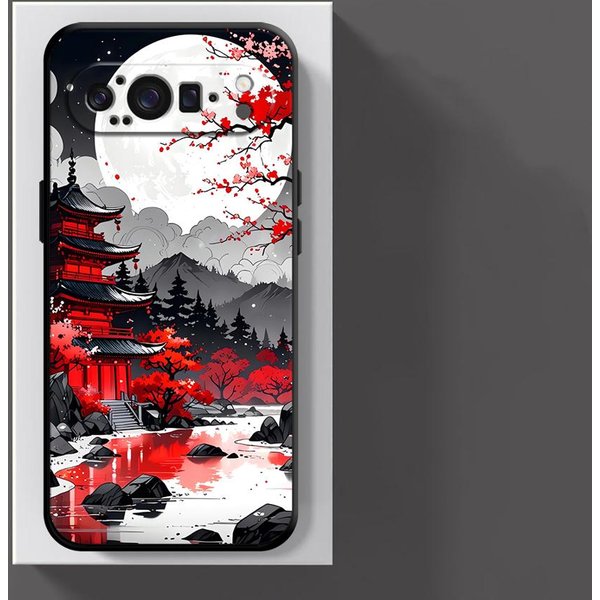 Etui Na Google Pixel 10A 6A 9A 10 9 Pro XL 8A 7A 6 7 8 Pro Pokrowiec Na Telefon Malowanie Wodne Krajobraz Google Pixel 8A-image