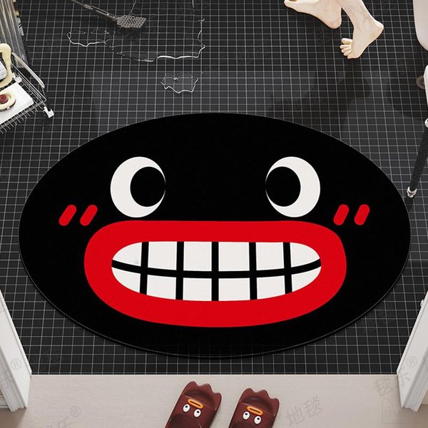 Wycieraczka Z KreskóWki Pingu AntypośLizgowa Mata PodłOgowa Do Przedpokoju ŁAzienki Kuchni Odporna Na Zabrudzenia Dekoracja Domu 40X60CM 1.3X2FT-image