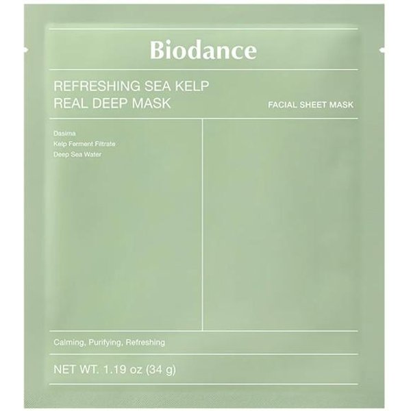 Biodance OdśWieżAjąCa Maska Z Alg Morskich Real Deep Mask 34G*4Ea 1EA Beige-image