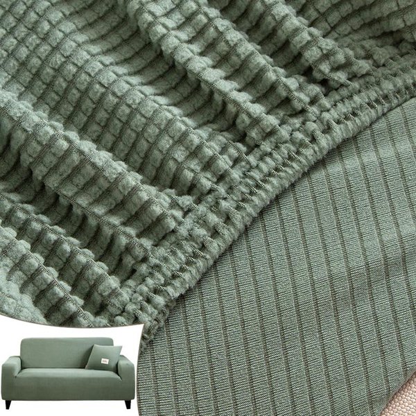 Funda De Sofá Jacquard EláStica Ajustable Removible Fundas De Sofá Fundas De Sofá Protector De Muebles Para Mascotas NiñOs 2-Seat 145-185Cm-image