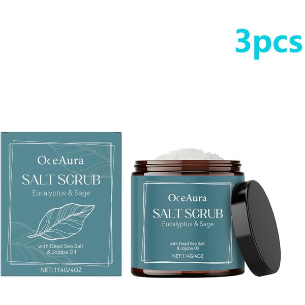 Peeling Do Mycia CiałA Z Solą Z Morza Martwego Usuwanie Martwego NaskóRka PielęGnacja Profesjonalne Oczyszczanie SkóRy Peeling Olejek Jojoba Peeling Do CiałA Do KąPieli 114G-image