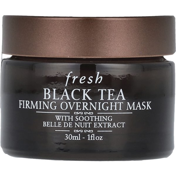 Mascarilla De Belleza Revitalizante Nocturna De Té Negro Fresco, 1 Fl Oz (30 Ml) Gray-image