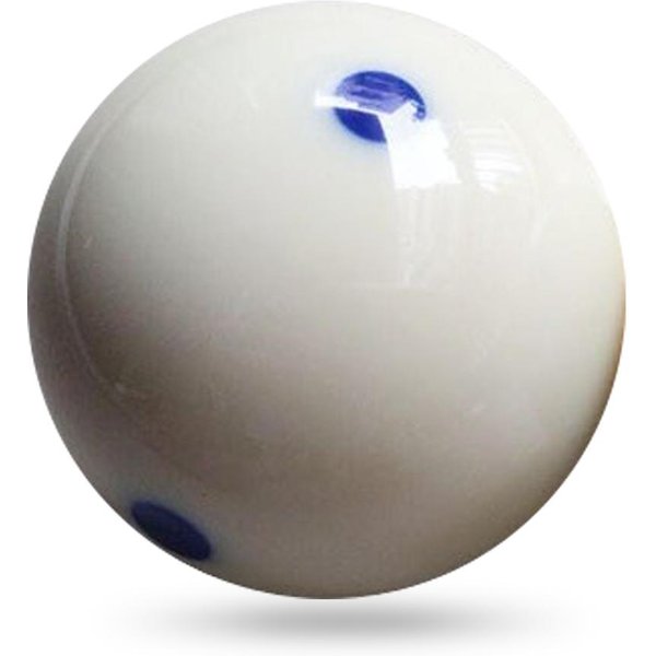 Bila Treningowa Do Gry W Bilard, Standardowa, 57,2 Mm, Z 6 Niebieskimi Kropkami-image