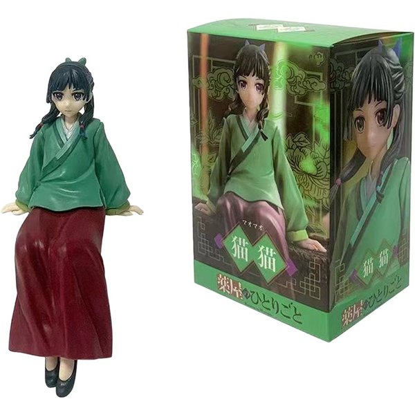 Anime Dzienniki Aptekarki Figurka 17Cm Maomi Model PVC Kawaii Dekoracja Samochodowa Lalka Prezenty ŚWiąTeczne Dla Dzieci-image