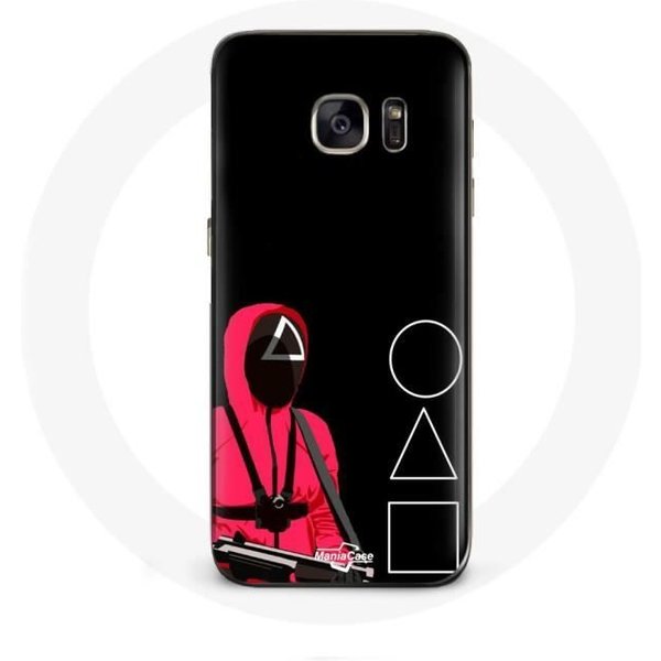 Funda Para Samsung Galaxy S6 Juego Del Calamar MáScaras TriáNgulo Cuadrado Y CíRculo-image