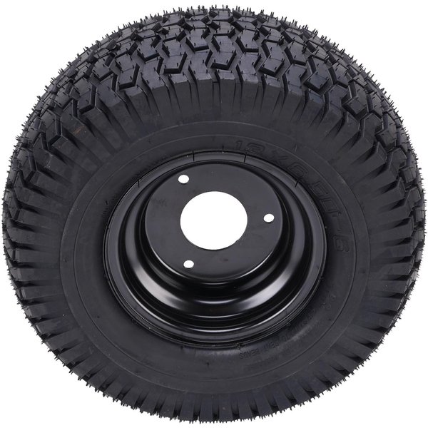 NeumáTico 13X6.50 6 Con Llanta 6PR Caucho TraccióN Mejorada NeumáTico Todo Terreno Para ATV UTV Go Kart Carrito De Golf O JardíN CéSped-image