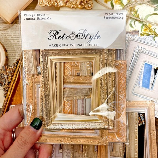 30 Piezas Papel EstéTico Retro Para Scrapbooking Para Manualidades Diy, Journaling, Suministros Para Scrapbooking, Envoltura De Regalos, ÁLbum De Arte, Papel Decorativo Para Manualidades-image