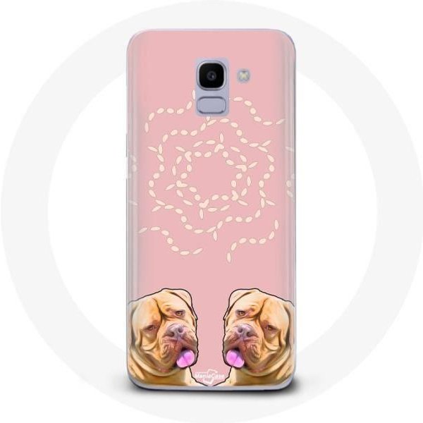 Funda - Samsung - Galaxy J6 2018 - Dogo De Burdeos - SiméTrica - Flexible-image