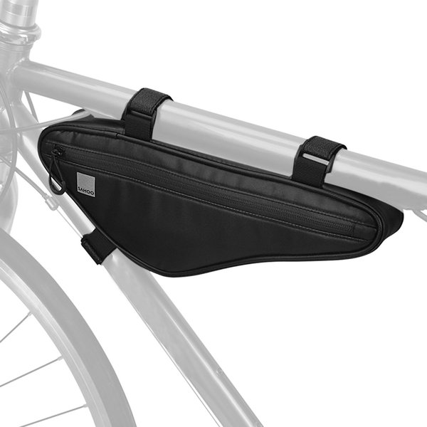 Bolsa Para Cuadro De Bicicleta, Bolsa Impermeable Para Bicicleta, Bolsa Triangular Para Bicicleta, Bolsa Debajo Del Tubo, Bolsa Para Cuadro Frontal Negro-image