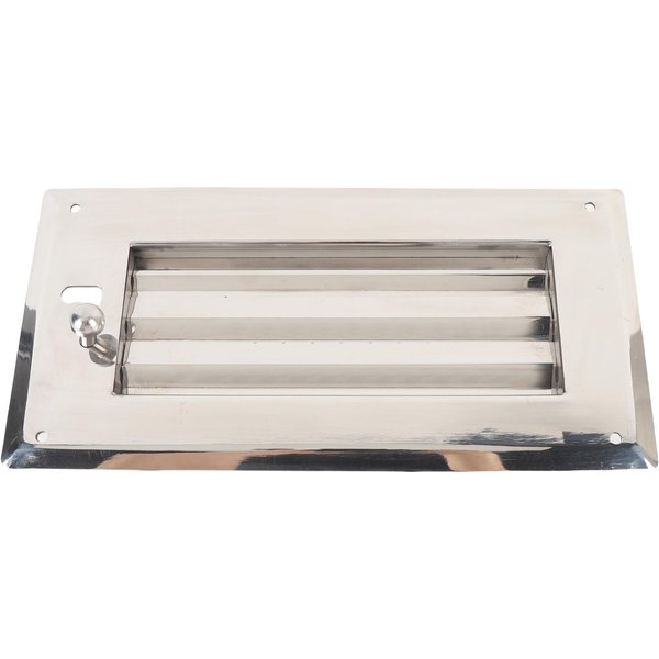 Rejilla De VentilacióN Louvered De Acero Inoxidable 11.81X5.91In Ajustable Rectangular Cubierta De Rejilla De Aire VentilacióN-image