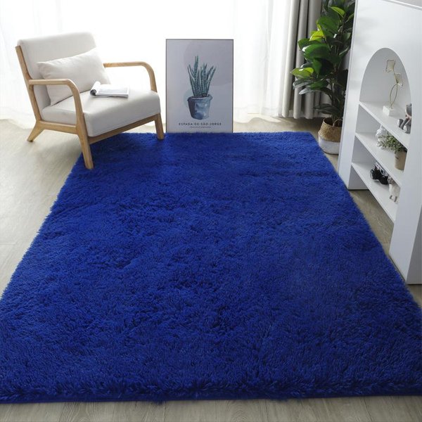 Zimowy Nowoczesny Jedwabny WełNiany ZagęSzczony CiepłY Dywan Stolik Kawowy Do Salonu Sofa Nocny Dywan Dywan Do Sypialni Mata PodłOgowa 80*160Cm-image