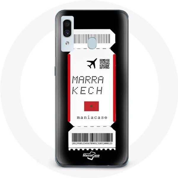 Funda Para Samsung Galaxy A20E Billete De AvióN Marrakech Marruecos-image