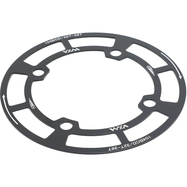 OsłOna łAńCucha Rowerowego 104BCD OsłOna Mechanizmu Korbowego Roweru GóRskiego OsłOna ZęBatek łAńCuchowych Roweru Czarna Czarny-image