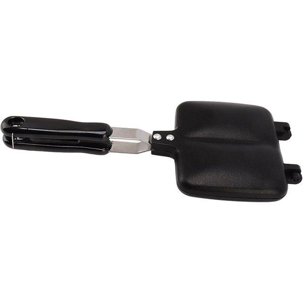 SartéN De Doble Cara Grado Alimenticio Evita Que Se Pegue Calentamiento RáPido Sandwichera SartéN Grill Con L(For 6.5-9Kg) Black-image