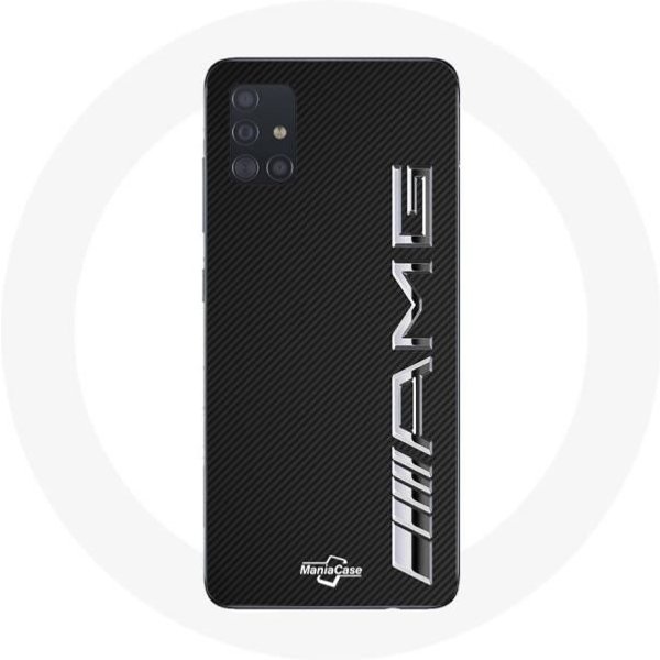 Funda - Maniacase - Samsung Galaxy A51 5G - Carbono - Flexible - ProteccióN óPtima Negro-image