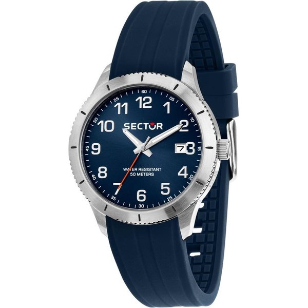 Reloj Para Hombre Sector 270 Correa De Silicona Esfera Azul Cuarzo R3251578015 Azul-image