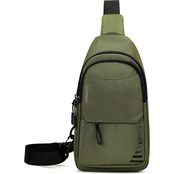 MęSkie Saszetki Na Pas Torba Na Klatkę Piersiową Wysokiej JakośCi Torby Crossbody Na Ramię Dla MężCzyzn Modna Casualowa Torba MęSka Saszetka Na Klatkę Piersiową Torba Sling Saszetka Na Pas 16Cmx30Cmx8Cm-image