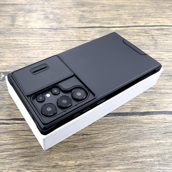 Etui Z Przesuwaną OsłOną Aparatu Na Telefon Samsung S26 Ultra S24 Plus S23 S22 S21 S20 S25 FE S25 Ultra Note 20 Odporne Na WstrząSy Pancerne Etui Ochronne Galaxy S24 FE-image
