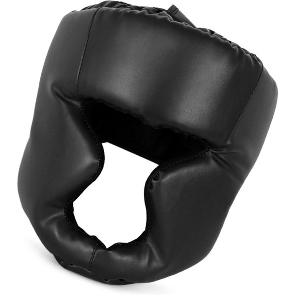 Casco De Kickboxing Para Adultos NiñOs MMA Entrenamiento Sparring Artes Marciales Casco De Boxeo L For Adults Negro-image
