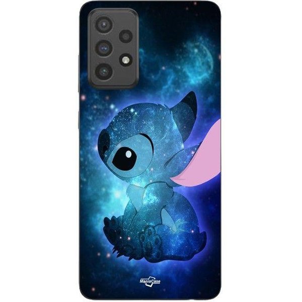 Etui Na Telefon - Maniacase - Samsung Galaxy A53 - Silikon TPU - MięKkie - WzóR Stitch Czarny-image