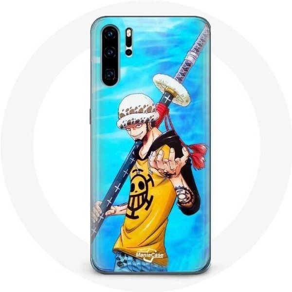 Funda Para Huawei P30 One Piece Manga Trafalgar Law Espada-image