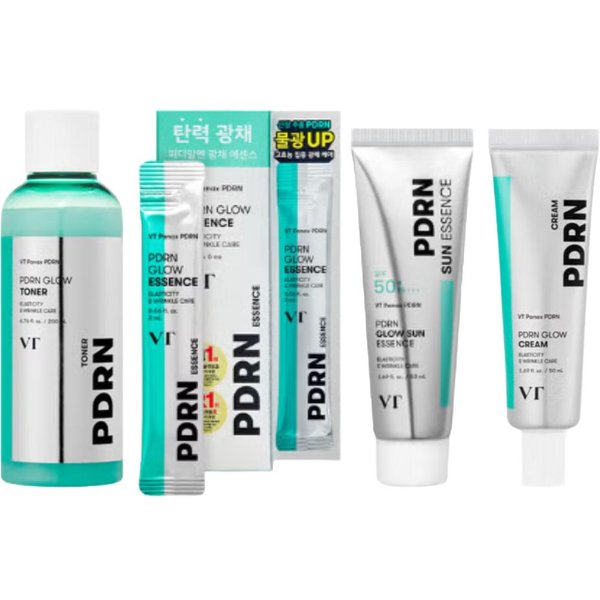 TóNico Radiante Pdrn VT 200 Ml, Esencia 2 Ml × 6 Unidades, Esencia Solar 50 Ml, Crema Luminosa 50 Ml (13 Opciones) #Toner+2Essences+Cream-image