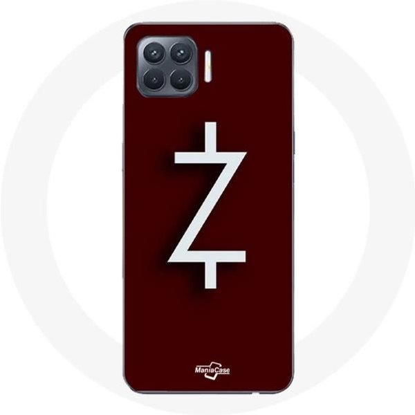 Funda - Ozark - Oppo A93 - Flexible - Logo Z - Rojo Y Blanco Blanco-image