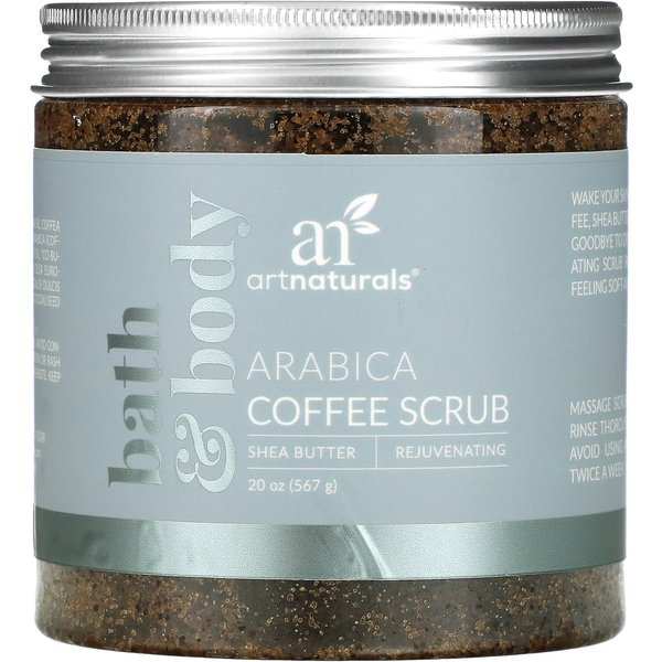 artnaturals Exfoliante De Café AráBico, 20 Oz (567 Gramos) White-image
