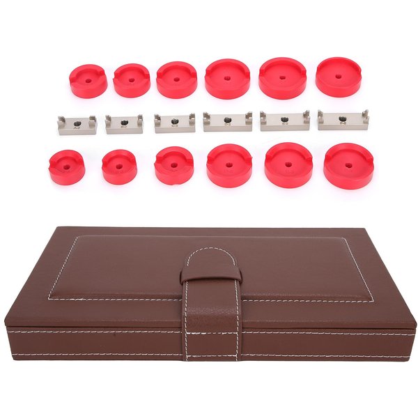 Prensas Para Cajas De Relojes Prensas Para Cerrar Tapa Trasera De Reloj Herramienta De ReparacióN De Relojes Rojo-image