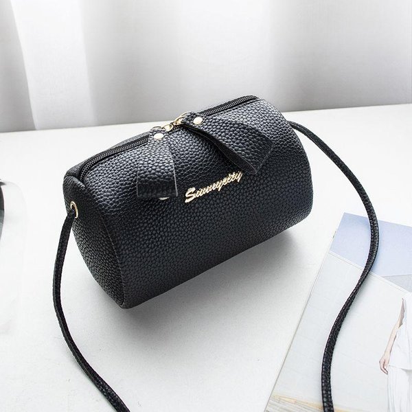 Bolso De Mano Para Mujer, Bolso Cruzado De Un Solo Hombro, VersáTil Para Chicas, Bolso Almohada, Neceser, Bolso Para TeléFono Negro-image