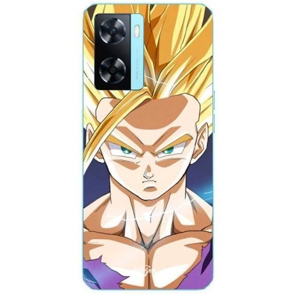 Coque Pour Oppo A57S 4G Dragon Ball Z Sangoku Cheveux Blonds Maniacase-image
