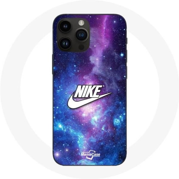 Funda - Maniacase - Iphone 14 Pro - Logo Nike - Silicona - Flexible Negro-image