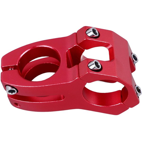 31,8 Mm Mostek Rowerowy Mostek Roweru GóRskiego KróTki Mostek Kierownicy Do WięKszośCi RoweróW Rower Szosowy BMX Fixie PrzekłAdnia Aluminiowy Rowerowy Czerwony-image