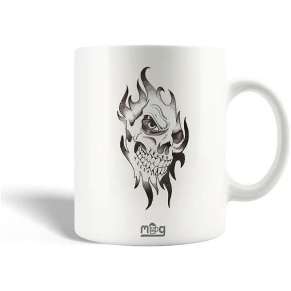 Taza - Maniacase - Calavera Llama - CeráMica - 30Cl - Apto Para Lavavajillas-image
