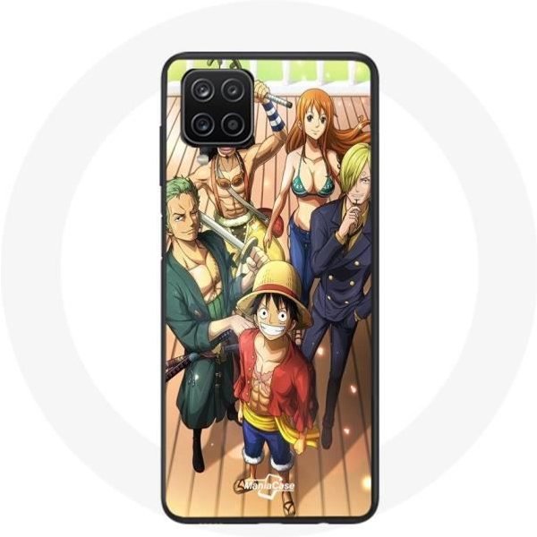 Funda - Maniacase - Samsung Galaxy A12 - One Piece Luffy - Flexible - Manga Anime-image