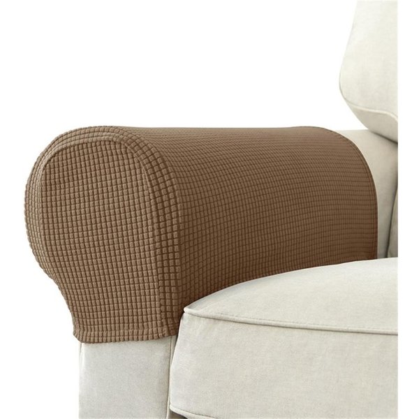 Funda EláStica Para Reposabrazos De Sofá, Fundas Protectoras Para Reposabrazos De Silla, Paquete De 2, CóModas Fundas Deslizantes Para Reposabrazos De Sofá, Fundas Para Sillones-image